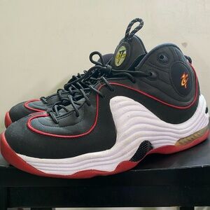 Nike air Jordan penny 2 Red Shoes with Retro Design Sz 10